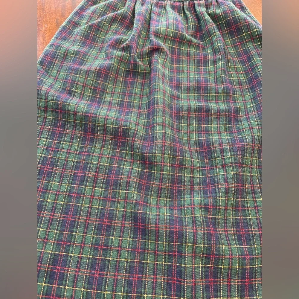 Kay Windsor Vintage‎ 1980s wool blend ladies skirt Union made-midi skirt-holiday